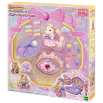 Sylvanian Families Juuksur Pony Tualettlaud ST Mark Vanus Sylvanian Ajastu [Stiilne Komplekt] (Fu-18) Sertifitseeritud, 3+, M&auml;nguasi, Nukumaja, Pered, Co., pink