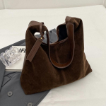 Vintage seemisnahast hobo kott Suure mahutavusega naiste kott S&uuml;gis-talvine k&auml;ekott T&ouml;&ouml;le mineku &otilde;lakotid Moodne trend K&auml;e all kantav kott