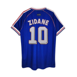 98-06 Prantsuse GF retro Tai s&auml;rk Nr. 10 Zidane Nr. 12 Henry l&uuml;hikeste varrukatega Tai jersey jalgpallis&auml;rk S blue
