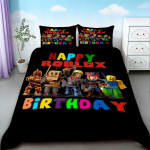 Laste tekikate Roblox Voodipesukomplekt Multikas Tekikate Pehme Nahas&otilde;bralik Magamistoa Kodukaunistuse jaoks Twin &Uuml;hene EU Single 135x200cm