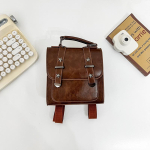 Retro Laste Seljakotid Poistele &Otilde;pilase Seljakotid Armsad Seljakotid Multikate Seljakotid Koolikotid Disainerikotid Reisiseljakotid Mochila one size pruun