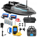 S&ouml;&ouml;dapaat Flytec V900 Kalap&uuml;&uuml;giks GPS 3x Aku Sonar RF Kott