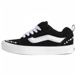 Vans Knu Skool unisex klassikalised toetavad Ameerika retro paksud madalad rula kingad must ja valge VN000E9XBLA 36