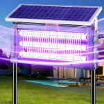 K&otilde;rge efektiivsusega v&auml;listingimustes p&auml;ikeseenergial t&ouml;&ouml;tav putukat&otilde;rjuja UV-valgusega taluhoovi terrassile LED-s&auml;&auml;set&otilde;rje lamp aiahoovi 15W