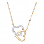 Swarovski MATCH kahekordse s&uuml;dame mitmek&uuml;lgne kaelakee naistele 1062708 kuld