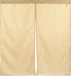 Noren Workshop Noren lihtne Jaapani modernne poodidele ja toores lihtne 85cm lai x 90cm 95960 (Jaapani kardin) - Linasarnane kangas, naturaalne, lihtne,