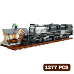 MOC City Union Pacific Big Boy NR 4014 aurulokomotiiv ehitusklotsid raudteejaama r&ouml;&ouml;baste koostamise klotsid m&auml;nguasi laste kingitus No Original Box black