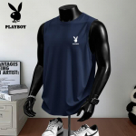 PLAYBOY Meeste J&auml;&auml;siidist Kiirkuivav Sporditanktop L
