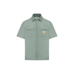 Carhartt WIP &Uuml;hev&auml;rviline Taskuga Terav Krae &Uuml;he Rinnaga L&uuml;hikeste Varrukatega S&auml;rk Meeste s&auml;rgid Roheline I033023-1YF-XX L