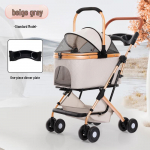 Kerge Lemmikloomak&auml;ru &Uuml;he Nupuvajutusega Kokkuklapitava ja Eemaldatava Korviga Keskmistele/V&auml;ikestele Koertele ja Kassidele One-Button Folding, Detachable Basket