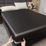 Veekindel Sile Siidine Pinguldatud Linalina &Uuml;he Kahekohalise Queen King Voodi jaoks Siidine Madratsikaitse Naistele Lastele Perele 120x200cm 1pc waterproof