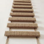 Sisal kassik&ouml;ie sild K&uuml;&uuml;nte teritaja Kassi kraapimispuu Redel Mitmeotstarbeline lemmikloomade ronimism&auml;nguasi 50CM