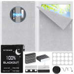 Eemaldatav 100% Valgust Blokeeriv K&otilde;ige Tumedam Aknakangas DIY T&auml;ielik Pimendav Klaas Privaatsus Tumedaks Muutev Akna Kile Must Aknakleebis 150x200cm gray