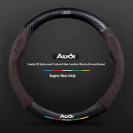 Audi S3 S4 S5 S6 RS3 RS4 RS5 Q2 Q3 Q5 Q7 Q8 SQ5 TT A3 A4 A5 A6 A7 A8 Autole libisemisvastane seemisnahast s&uuml;sinikkiust roolikatet