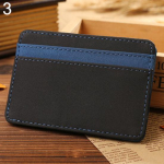 Mens Fashion Faux Leather Magic krediitkaardi ID rahaklamber &otilde;huke rahakotihoidja lilla