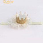 T&uuml;drukute v&auml;ikelapse pitskroon juuksepael Peakate Peapaelte aksessuaarid Daami lemmik kuninglik sinine v&auml;rv