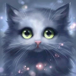 5D Diy Cat Broderies Diamant Ristpistes Mosaiik Teemantmaal T&auml;isteemanttikandid 30x30