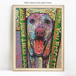 Teemantmaaling Cartoon Teemanttikandid Koerad Pilt Rhinestones Teemant 20X30