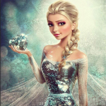 Teemantmaaling Ice Snow Cartoon T&uuml;druku Kristallristpistes Portree K&auml;si Kodu Dekoratiivne 30x30CM