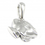 Altesse [I2915] - Pendentif argent 'Poisson' valge