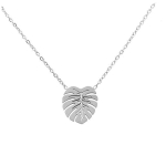 Les Tr&eacute;sors De Lily [Q0953] - Disainer h&otilde;bedane  Jungle  teraskaelakee (monstera leaf) - 13x12 mm h&otilde;be