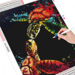 5D teemantmaali uustulnuk merikilpkonna meisterdamise mosaiik kodukaunistamise tarvikud 20X30CM