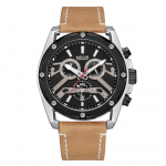 MEGIR ametlikud meeste kvartskellad Mood ehtsast nahast kronograaf s&otilde;jav&auml;ekell meeste kell Relogio Masculino Erkek Kol Saati Heleroosa/must