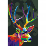 Teemantmaal V&auml;rviline p&otilde;der 5D DIY Teemantkivist tikand Ristpistes Mosaiik Kodukaunistamise kingitused 20X30CM