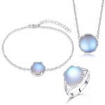 Umcho 925 Sterling h&otilde;be ehtekomplektid Aurora kristalls&otilde;rmuste kaelakeed k&auml;ev&otilde;ru s&otilde;rmused naistele pulmapeo kinke ehete komplektid 6