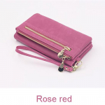 Uus randmepael, pikk siduriga rahakotid naiste pehmest PU-nahast m&uuml;ndikott Naistele lukuga telefoni taskukaardihoidja Cartera rahakotid 18.5*3*9.5CM