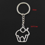 Moodne 30 mm v&otilde;tmehoidja metallist v&otilde;tmehoidja v&otilde;tmehoidja ehted antiikplaaditud kook tassikook 36x31 mm ripats h&otilde;be