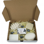 Donkey Milk Soap kinkekarbis 5 seepi - 10 vannip&auml;rlit mitmev&auml;rviline