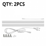 K&ouml;&ouml;givalgustid T5 6W 10W toruriba lamp 2835 SMD ledid 85-265V led lamp Kaunistus magamistuba Nuppl&uuml;liti valgusti EL pistikuga 29CM 2PCS