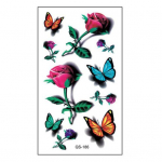 Waterproof Flower Temporary Tattoos Pattern Transfer Tattoos transferable tattoos Stickers Sexy Body Art Unisex 4