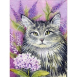 55D DIY Teemantmaaling Animlas Kassililled Ristpistekomplekt T&auml;ispuurimine Ruuttikandid Mosaiikkunst Pilt kividest kingitus Full Round 20x25CM