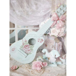 5D DIY teemantmaal Maastik Lill Eiffeli torni roos T&auml;is&uuml;mmargune tikandid Mosaiik Ristpistev&auml;rv Kodukaunistuse kunst Full Round 20x25CM