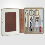 777 Three Seven Silver Nail Clippers 6 Pieces Beauty Set TS-5300C Made in Korea