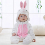 Beebimultikad vasts&uuml;ndinud kapuutsiga imikute riided poistele t&uuml;drukutele pidžaamad loomad kost&uuml;&uuml;m Panda kost&uuml;&uuml;mid flanellist beebip&uuml;ksid 12-18m