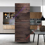 3D puidust kleebis k&uuml;lmiku vin&uuml;&uuml;lk&uuml;lmiku kleebisega uksekate T&auml;ielik isekleepuv tapeet s&uuml;gavk&uuml;lmiku dekoratiivkile kohandatud kleebis 60x150cm(1pcs)