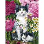 DIY 5D Lilled Teemantmosaiik Loom Teemantmaal Kassi Teemanttikandid Ristpistes Pilt kividest K&auml;sit&ouml;&ouml; Kingitus Full Round 20x30CM