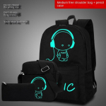 Siiditr&uuml;kiga seljakott meestele Korea versioon &otilde;ues reisimiseks Vargusevastane arvuti seljakott USB helendav noorte &uuml;likoolilinnaku koolikott, naine