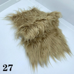 25x45cm Cosplay kangas &otilde;mblusmaterjal 8cm kuhjaga kunstkarusnaha kangas lapit&ouml;&ouml; nuku m&auml;nguhabeme juuste jaoks 27