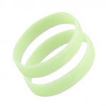 2tk Helendav silikoonk&auml;ev&otilde;ru Meeste Naised Teismelised Spordi Kummist randmepael Glow In Dark Party Kontsert K&auml;epaelad K&auml;ev&otilde;ru Aksessuaarid adult 202 x 12 x 2 mm
