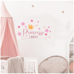Les Tr&eacute;sors De Lily [R3411] &ndash; printsessi eesnimede kleebiste leht (isikup&auml;rastada) - 40x30 cm Heleroosa