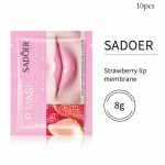 10 tk SADOER Avocado Lips Blueberry Orange huulemask Niisutav ja toitev puuviljahuulemask 10pcs