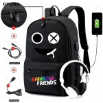 Originaalne Rainbow Friends seljakott V&auml;rvilised poisid T&uuml;drukud Koolikotid Maht Reisimine Naised Mehed S&uuml;learvuti Mochilas Para Nias