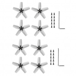 2/4 paari propellerid DJI Avata drooni kaugjuhtimispuldi tarvikute asendus 4 pair puhas