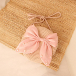 Yogodlns Summer Round &otilde;lgkotid naistele K&auml;sitsi valmistatud vibu rannakott Punutud &otilde;lakott Bohemia Crossbody kott 16x8x16 roosa