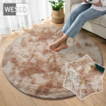 Armas Rainbow Plush vaip, &uuml;mmargune t&uuml;drukute toale Armas pehme karvase juuksevaip magamistoale lastetoale M&auml;ngumatt Roomamismatt Libisemiskindel Diameter 100cm