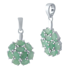 Smaragdiga h&otilde;beripats 2,05 ct (2042402) smaragdroheline